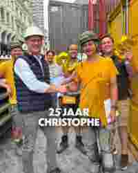 Christophe is een bijzondere mijlpaal die we natuurlijk niet zo